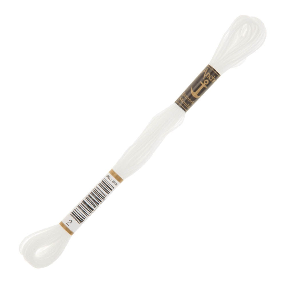 Anchor Muline 8m Beyaz Nakış İpliği - 0002